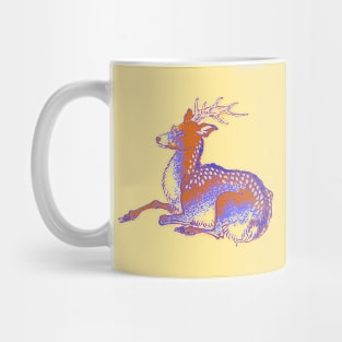 Splatter Art Deer Mug